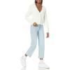 imageAmazon Essentials Womens Relaxed Fit VNeck Cropped CardiganEggshell White