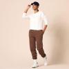 imageAmazon Essentials Womens Relaxed High Waist Joggers Available in Plus SizeDeep Brown