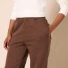 imageAmazon Essentials Womens Relaxed High Waist Joggers Available in Plus SizeDeep Brown
