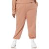 imageAmazon Essentials Womens Relaxed High Waist Joggers Available in Plus SizeLight Brown