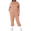 imageAmazon Essentials Womens Relaxed High Waist Joggers Available in Plus SizeLight Brown