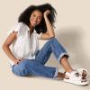 imageAmazon Essentials Womens RelaxedFit Cotton Sateen Flutter Sleeve BlouseWhite