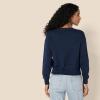 imageAmazon Essentials Womens RelaxedFit Lightweight VNeck Cropped SweaterNavy