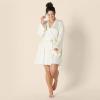 imageAmazon Essentials Womens RelaxedFit Satin Sleep RobeIvory
