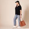 imageAmazon Essentials Womens RelaxedFit ShortSleeve Woven BlouseBlack