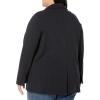 imageAmazon Essentials Womens RelaxedFit Soft Ponte BlazerBlack