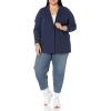 imageAmazon Essentials Womens RelaxedFit Soft Ponte BlazerNavy