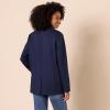imageAmazon Essentials Womens RelaxedFit Soft Ponte BlazerNavy