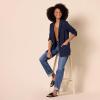 imageAmazon Essentials Womens RelaxedFit Soft Ponte BlazerNavy