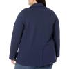 imageAmazon Essentials Womens RelaxedFit Soft Ponte BlazerNavy