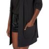 imageAmazon Essentials Womens RelaxedFit UltraLightweight OpenFront CardiganBlack