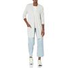imageAmazon Essentials Womens RelaxedFit UltraLightweight OpenFront CardiganGrey Heather Stripe