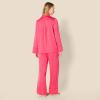 imageAmazon Essentials Womens Satin Pajama Shirt and Pants SetHot Pink