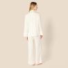 imageAmazon Essentials Womens Satin Pajama Shirt and Pants SetIvory