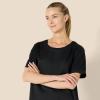 imageAmazon Essentials Womens Satin Short Sleeve TShirt and Short Sleepwear SetBlack