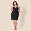 imageAmazon Essentials Womens Satin Sleepwear Cami Slip Mini NightgownBlack