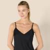 imageAmazon Essentials Womens Satin Sleepwear Cami Slip Mini NightgownBlack