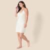 imageAmazon Essentials Womens Satin Sleepwear Cami Slip Mini NightgownIvory