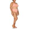 imageAmazon Essentials Womens Scoop Neck Swim Crop TopCoral Pink