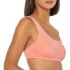 imageAmazon Essentials Womens Scoop Neck Swim Crop TopCoral Pink