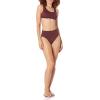 imageAmazon Essentials Womens Scoop Neck Swim Crop TopDeep Brown