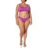imageAmazon Essentials Womens Scoop Neck Swim Crop TopViolet