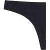 imageAmazon Essentials Womens Seamless Breathable Underwear for Women Thong Bonded Stretch Pack of 4Black