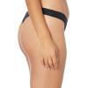 imageAmazon Essentials Womens Seamless Breathable Underwear for Women Thong Bonded Stretch Pack of 4Black