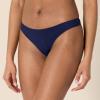 imageAmazon Essentials Womens Seamless Breathable Underwear for Women Thong Bonded Stretch Pack of 4BluePink