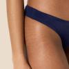 imageAmazon Essentials Womens Seamless Breathable Underwear for Women Thong Bonded Stretch Pack of 4BluePink