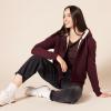 imageAmazon Essentials Womens SherpaLined Fleece FullZip Hooded Jacket Available in Plus SizeBurgundy
