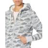 imageAmazon Essentials Womens SherpaLined Fleece FullZip Hooded Jacket Available in Plus SizeGrey Camo