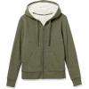 imageAmazon Essentials Womens SherpaLined Fleece FullZip Hooded Jacket Available in Plus SizeOlive Heather