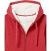 imageAmazon Essentials Womens SherpaLined Fleece FullZip Hooded Jacket Available in Plus SizeRed Heather