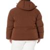 imageAmazon Essentials Womens Short Waisted Puffer Jacket Available in Plus SizeDeep Brown