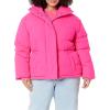 imageAmazon Essentials Womens Short Waisted Puffer Jacket Available in Plus SizeNeon Pink
