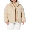 imageAmazon Essentials Womens Short Waisted Puffer Jacket Available in Plus SizeTan