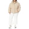 imageAmazon Essentials Womens Short Waisted Puffer Jacket Available in Plus SizeTan