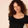 imageAmazon Essentials Womens ShortSleeve Scoop Neck RomperBlack