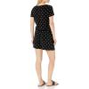 imageAmazon Essentials Womens ShortSleeve Scoop Neck RomperBlack Dots