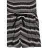 imageAmazon Essentials Womens ShortSleeve Scoop Neck RomperBlack Stripe