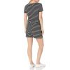 imageAmazon Essentials Womens ShortSleeve Scoop Neck RomperBlack Stripe