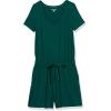 imageAmazon Essentials Womens ShortSleeve Scoop Neck RomperJade Green