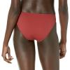 imageAmazon Essentials Womens Side Tab Bikini Swimsuit BottomBrick Red