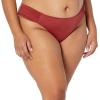imageAmazon Essentials Womens Side Tab Bikini Swimsuit BottomBrick Red