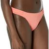 imageAmazon Essentials Womens Side Tab Bikini Swimsuit BottomCoral Pink