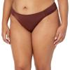 imageAmazon Essentials Womens Side Tab Bikini Swimsuit BottomDeep Brown