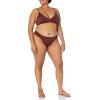 imageAmazon Essentials Womens Side Tab Bikini Swimsuit BottomDeep Brown