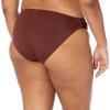 imageAmazon Essentials Womens Side Tab Bikini Swimsuit BottomDeep Brown