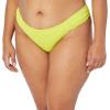 imageAmazon Essentials Womens Side Tab Bikini Swimsuit BottomLime Green